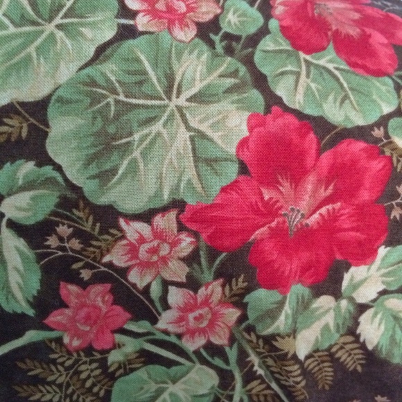 Appleseed's Red Brown Floral Print Button Shirt - Picture 3 of 8